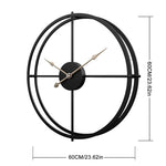 Horloge murale design rétro dans intérieur moderne