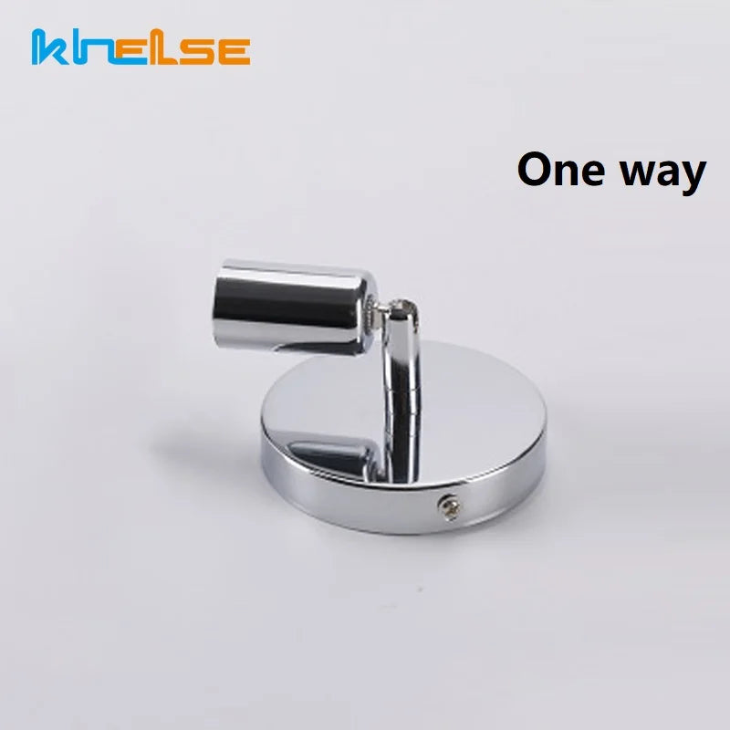 Spot LED moderne argenté rotatif fixé murally têtes GU10 LED