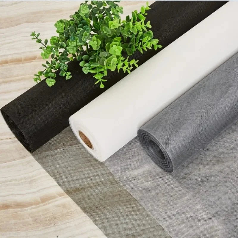 moustiquaire filet fibre verre protection fenêtre porte anti insectes maille noire blanche grise