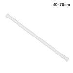 tige télescopique réglable blanc moderne adhésif 18 27cm 25 40cm 30 50cm 40 70cm