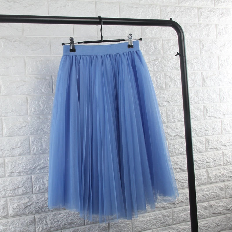 jupe tulle élastique classique femme rose gris noir vert bleu translucide junior printemps été