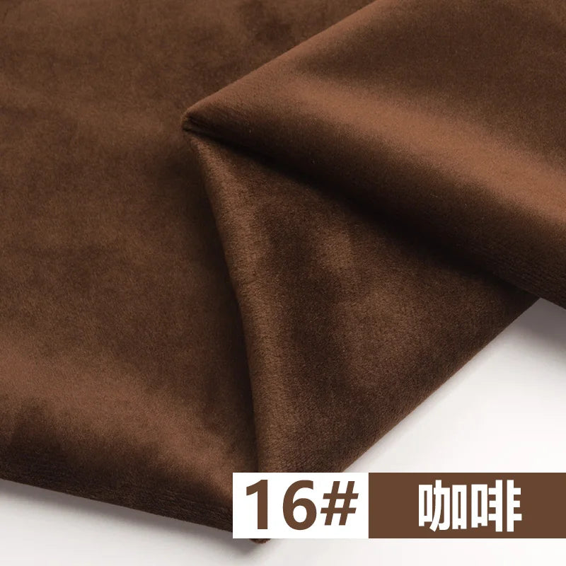 tissu velours épais orange rouge gris moderne 155cm largeur coudre robe matériel bricolage