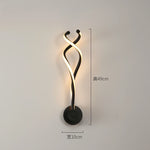 applique murale contemporaine minimaliste noir blanc élégante fixée mur lumière led flux lumineuxmodifiable
