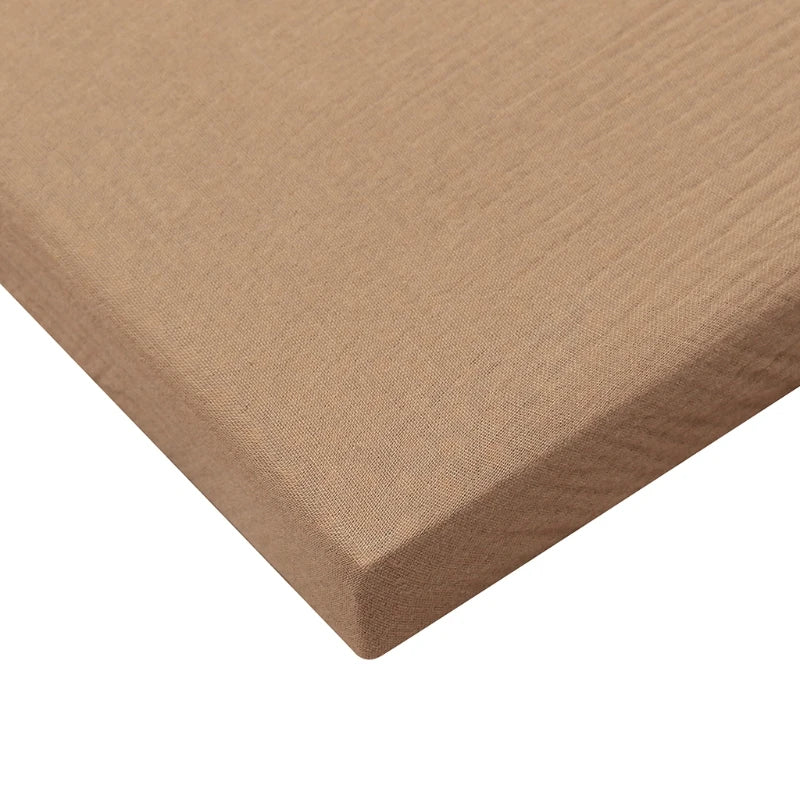 drap housse berceau coton rose bleu marine rayures horizontales simple doux maternité