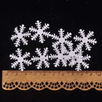 feutre flocons neige blanc non tissé scrapbooking décoration artisanat bricolage fêtes noël appliques 10