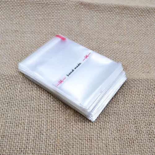 lot 100 sachets transparents petits cœurs fleurs fermeture zipper emballage cadeau fête anniversaire mariage