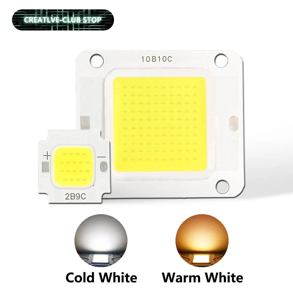 ampoules led diodes blanches froide chaude 10w 20w 30w 50w 100w 30v 32v modernes