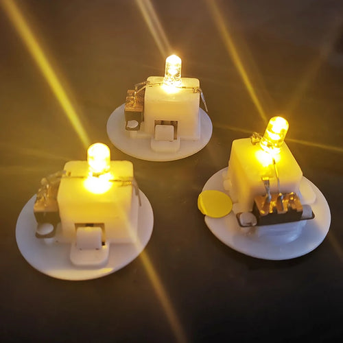 décoration led mini lumières blanc adhésives 10 pièces mariage anniversaire noël