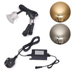 spots led blanc ip67 acier inoxydable moderne adaptateur dc12v câble noir