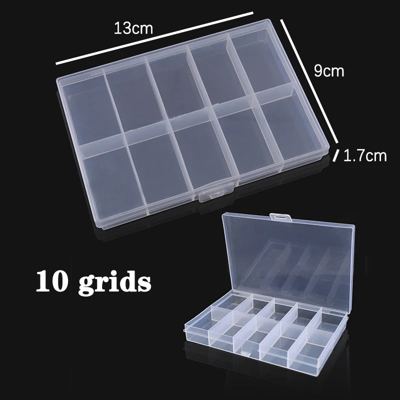 boîtes rangement transparentes compartiments amovibles boucle détachable moderne écologique pliable pratique