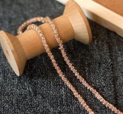 ruban décoratif noir blanc doré bleu rose pâle beige coton polyester haute qualité