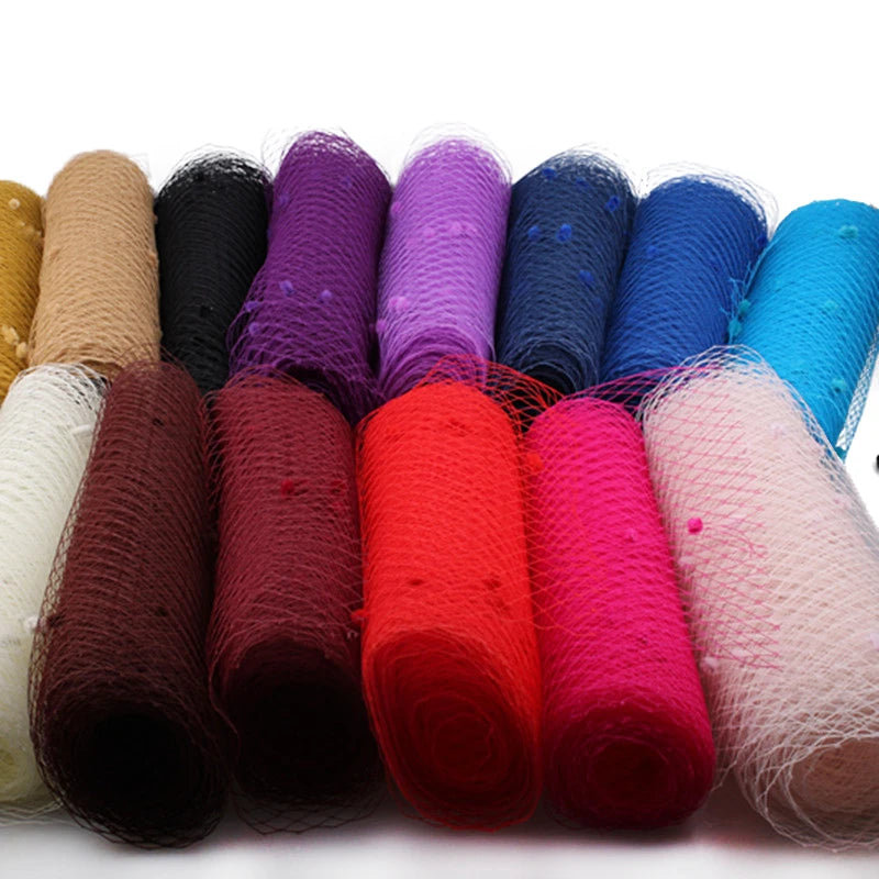 filet pêche accessoires cheveux mariage robe décoration DIY bleu rouge