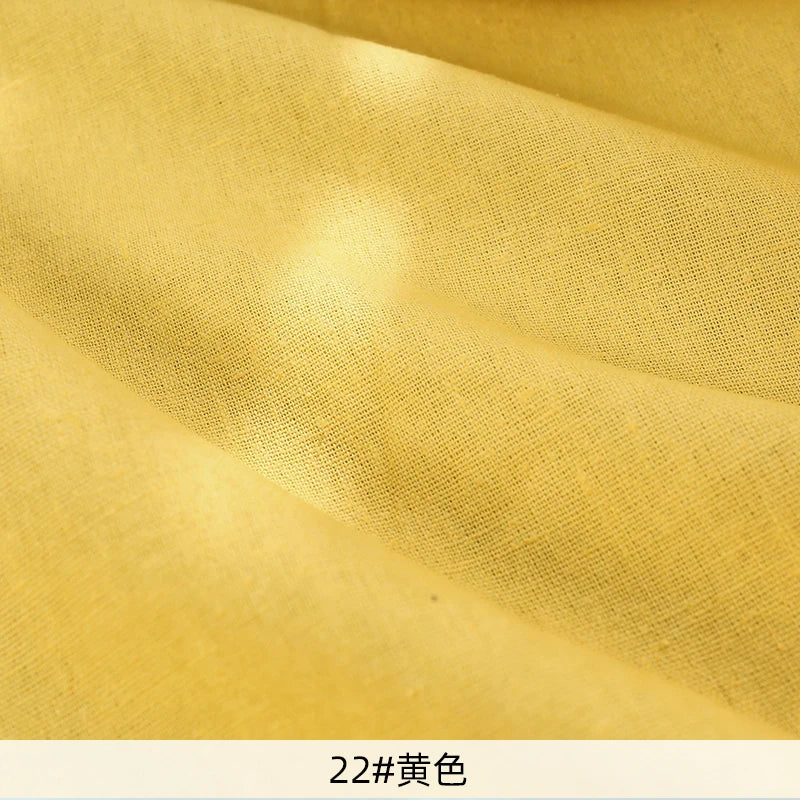 tissu coton résistant 130cm largeur jaune violet bleu blanc gris moderne minimaliste/plain