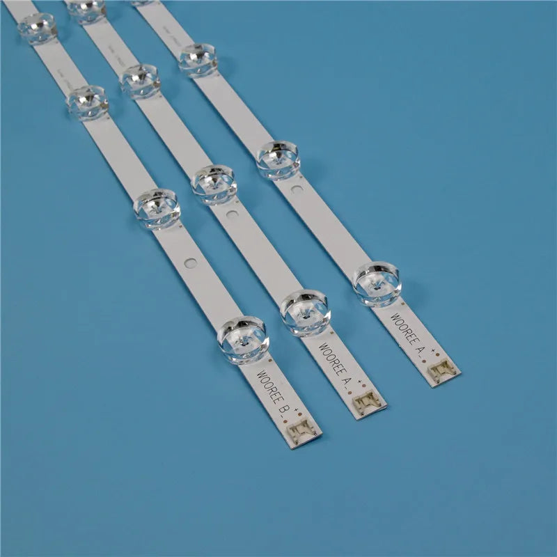 bande lumineuse led blanc moderne 589.5*15*1.0mm deux strips inclusion opaques télévision remplacent originaux