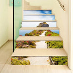 Sticker contremarche escalier moderne PVC