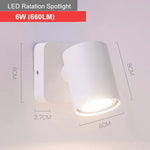 Spot mural moderne blanc opacité ampoule gu10 murale flux luminescent 60249 lumens chambre coucher