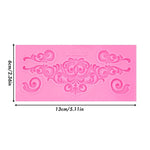 moules silicone gâteau fondant dentelle baroque ornements floraux vintage decoration cupcake roseclair