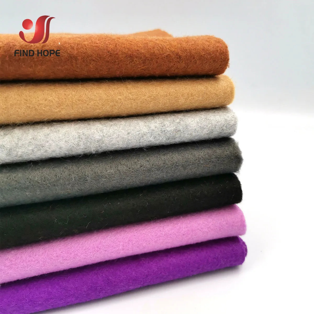 tissu feutre polyester multicolore uni texturé bricolage couture artisanat poupées décoration jouets peluche matériaux