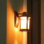 lampe murale bronze classique rustique texture métallique finition lisse extérieure étanche ip65 moderne