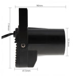 projecteur led mini noir moderne 5w 90v 240v effet scène dj certification fcc