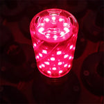 ampoule led maïs décorative transparente couleurs bleu rouge violet vert salon moderne intérieur