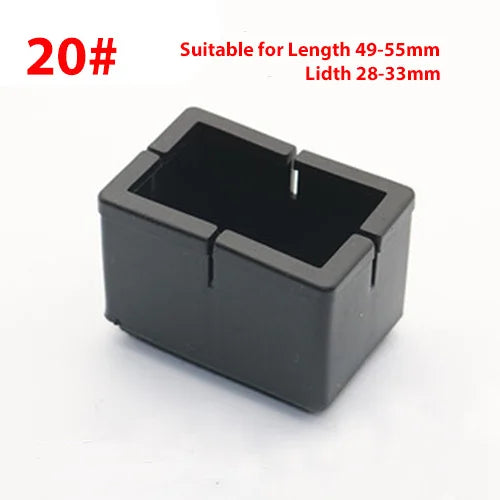 pieds chaise silicone antidérapants protection sol moderne noirs rond carré