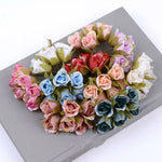 bouquet artificiel roses soie décoration intérieure saint valentin mariage fête scrapbooking