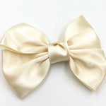 noeud papillon satiné rose clair gris rose rouge bleu clair beige noir blanc
