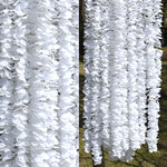 guirlande fleurs artificielles soie mariage extérieur blanc rose violet vert festive