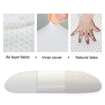 oreiller cervical ergonomique latex naturel mousse mémoire forme contemporain