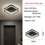 lampe moderne led 9w 14w 16w noir doré pvc aluminium