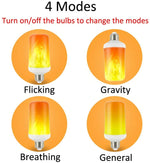 ampoule led effet flamme dynamique 12w blanc orange jaune moderne décoratif e27