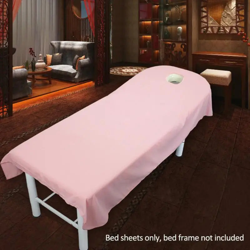 drap lit solide violet rose gris simple maison uni polyester coton
