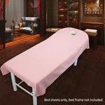 drap lit solide violet rose gris simple maison uni polyester coton