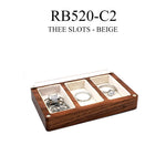 boîte bijoux bois compartiment verre bague collier boucle d'oreille cadeau