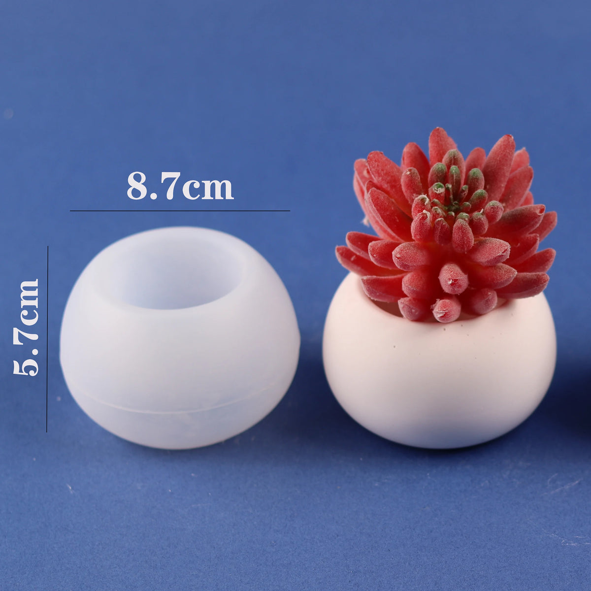 bougies silicone gris blanc jaune moderne minimaliste vase succulente décoration maison cactus carte textuelle