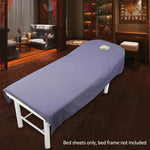 drap lit solide violet rose gris simple maison uni polyester coton