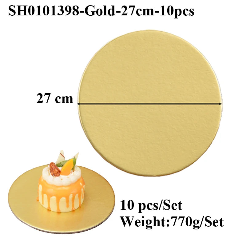 assiettes rondes or unies opaques modernes gâteau dessert présentation écologiques durables