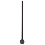 lampe murale moderne minimaliste noir réglable intensité ampoules led 65cm 85cm