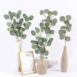feuilles eucalyptus artificielles vert clair naturel sans vase décoration extérieure bricolage noël mariage