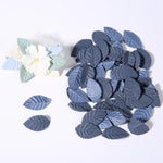 feuilles décoratives relief rose vert bleu beige noir automne mariage décoration intérieure vintage DIY