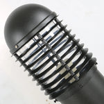 lampe solaire moderne noire extérieure étanche ip65 led industrielle aluminium