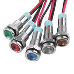 ampoules led 6v 12v 24v 220v vert rouge bleu jaune opaques modernes câbles