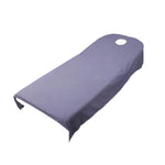 couverture protection table massage violet rose beige gris clair moderne uni
