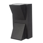 applique murale led impermeable exterieur jardin veranda 5w 10w noir geometrique contemporain