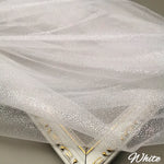 tissu polyester tulle pailleté rose clair blanc gris vert moderne décoration bricolage accessoire couture