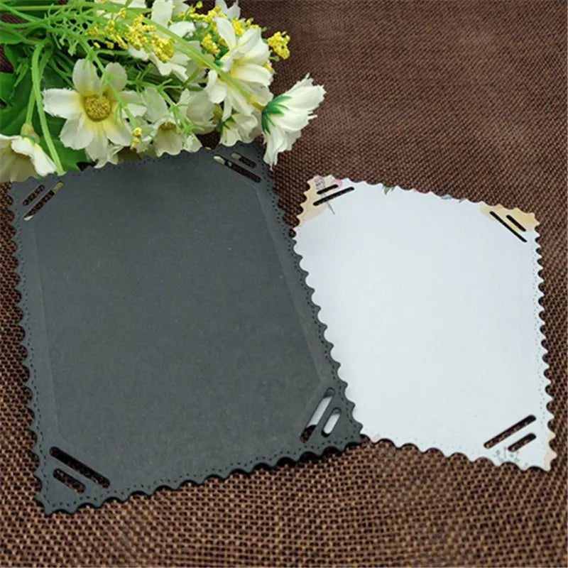 plaque protection écran blanc noir acier carbone bricolage scrapbooking déco moderne