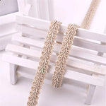 ruban decoratif dentelle violet beige bleu rose rouge orange classique 11mm polyester echangetable