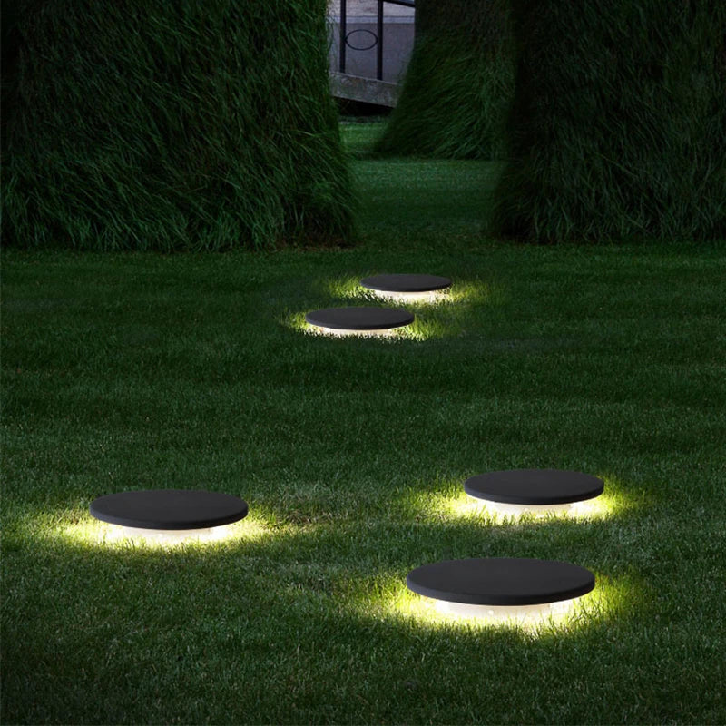 éclairage extérieur moderne lampe led étanche noir ip65 autonome ac 85265v