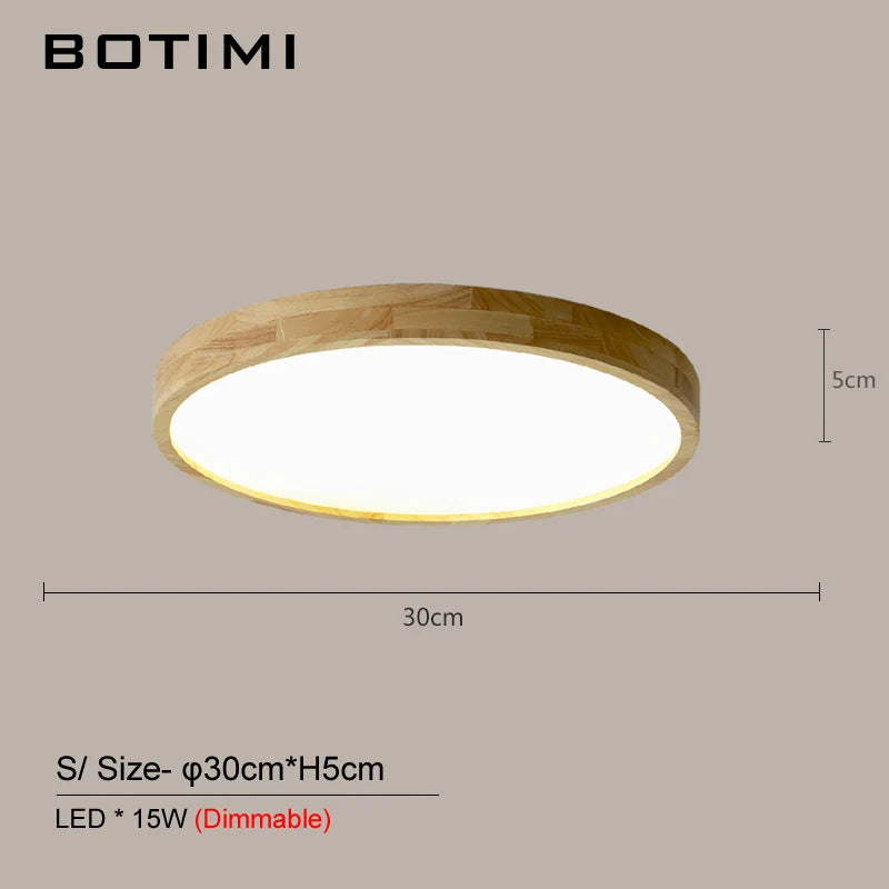 lampe moderne bois blanc texture naturelle éclairage quotidien led montée surface